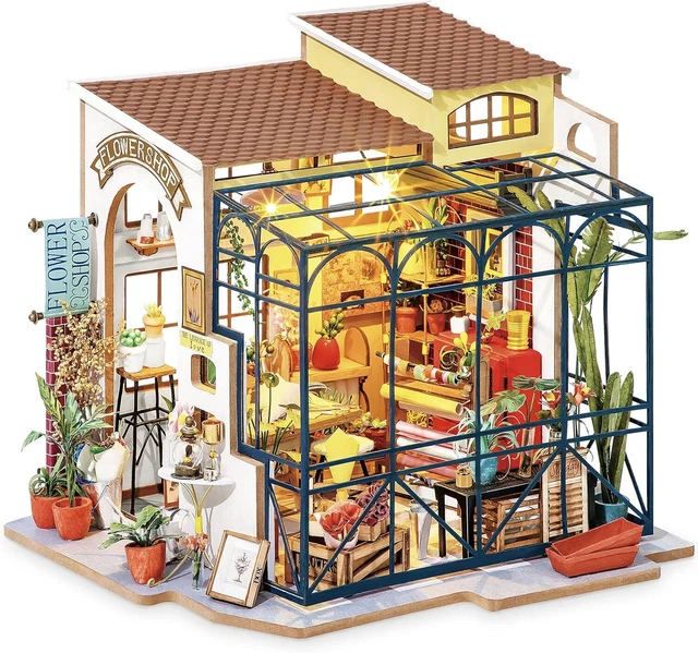 ROLIFE DIY MINIATURE Dolls House Kits to Build for Teens Adults, 3D