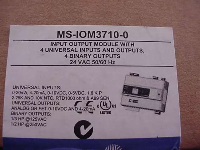 Johnson Controls MS-IOM3710-0 Input Output Module Ships on the Same Day Purchase