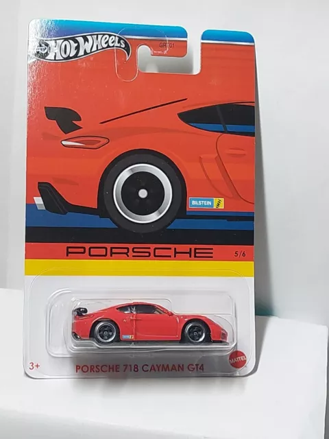 Hotwheels 1/64 🇨🇵  Porsche 718 Cayman GT4 #5/6 de 2024