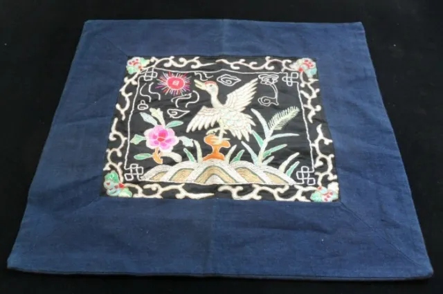 Chinese old hand embroidery pillow cover