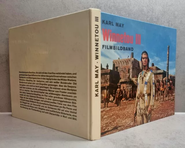 Karl May Winnetou III Filmbildband Hardcover von Bertelsmann 1966