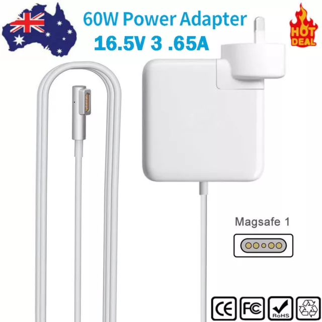60W L-Tip AC Adapter Charger For Apple Macbook Pro 13"15"17"A1278 A1344 A1342 AU