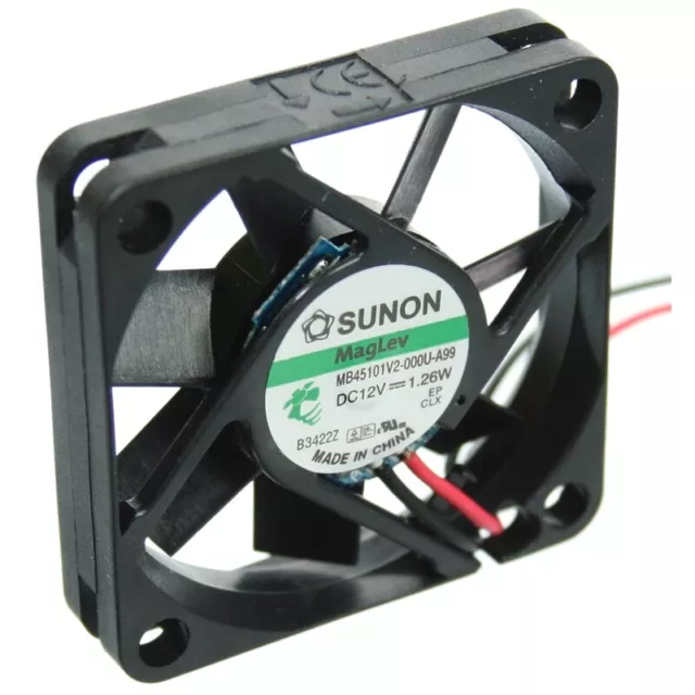 MB45101V2-A99 Axial-Lüfter 45x45x10mm 12V= 15,6m³/h 27dBA Sunon =KDE1245PFV2-11A