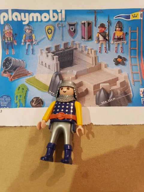 PLAYMOBIL SET SUPER Bastion des chevaliers Ref : 4014 + Set Chevalier