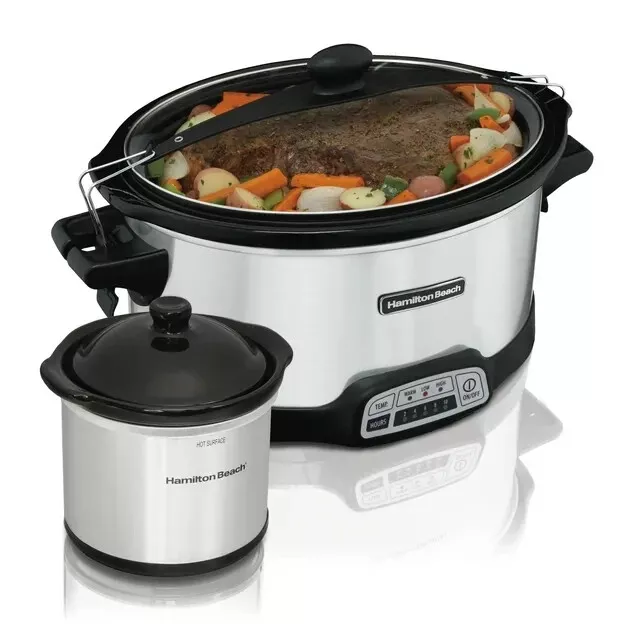 0.65 Qt. Personal Slow Cooker and Party Dipper