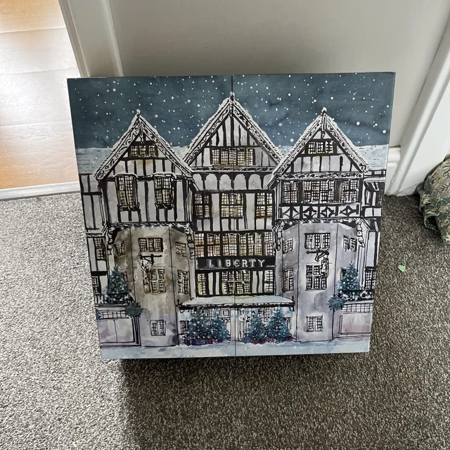 THE LIBERTY LONDON Beauty Advent Calendar 2022 Empty Box Immaculate