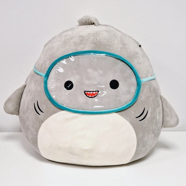 ORIGINAL SQUISHMALLOW GORDON the Shark Scuba Diving Goggles 16'' Soft