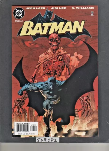 BATMAN #618 NM HUSH pt.11 LOEB/JIM LEE 1st PRINT SCARECROW ROBIN CATWOMAN ORACLE