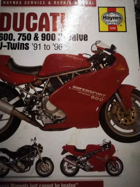 Haynes Ducati 600, 750 and 900 2-Valve V-Twins Service and Repair Manual: 600Ss