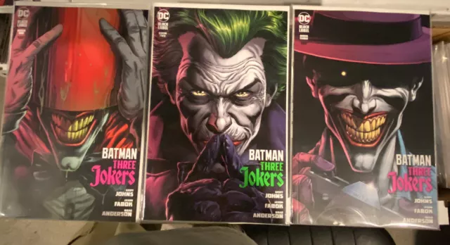 Batman: Three Jokers (DC Comics, 2020 January 2021) Issue 1-3 No Cards