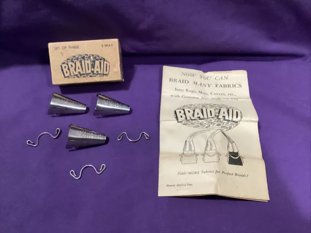 Juego de 3 vías vintage Trenid-Aid con caja y papel de instrucciones