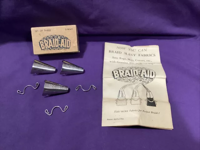 Juego de 3 vías vintage Trenid-Aid con caja y papel de instrucciones Juego de 3 vías vintage Trenid-Aid con caja y papel de instrucciones
