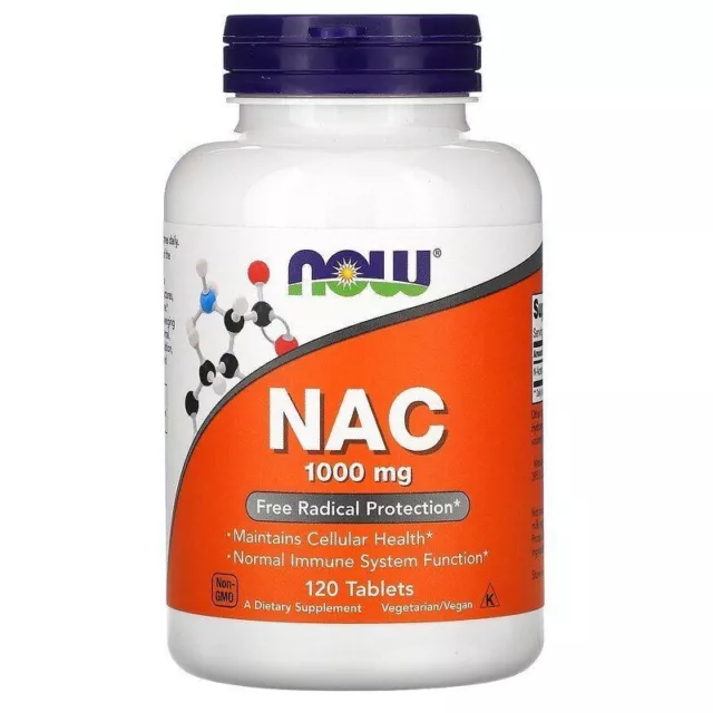 NOW Foods NAC (N-Acetil Cisteina) 1000 mg - 120 Compresse