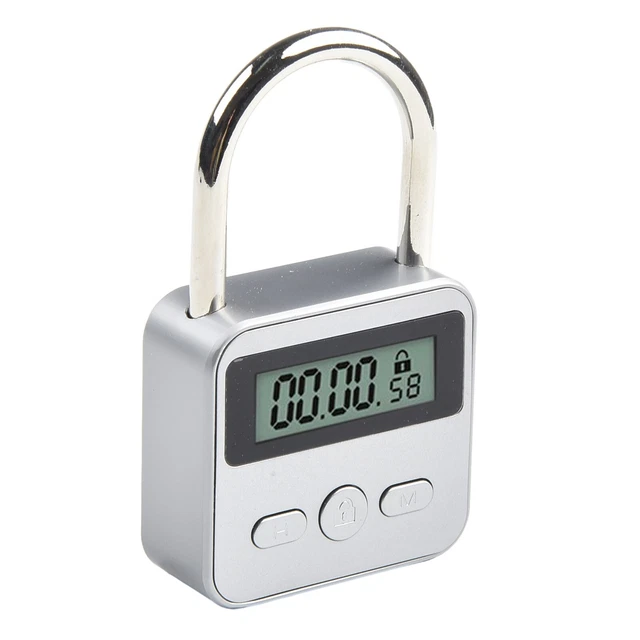 METAL TIMER LOCK Heavy Duty Home Security Multi Function Time Lock Top