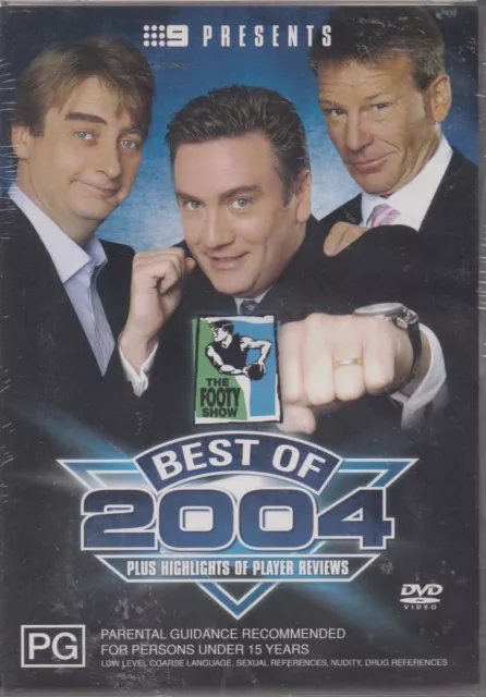 The Footy Show Afl Best Of 2004 Dvd Region 4 Brand New/Sealed