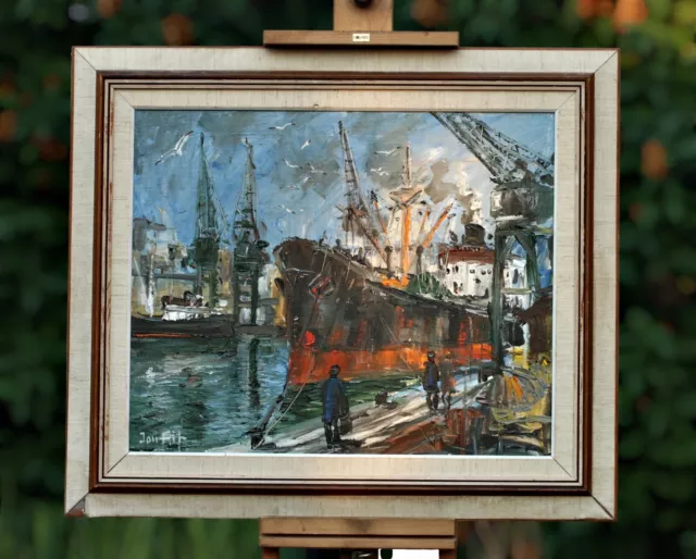 Marine Scene At The Port Prices Oil Painting