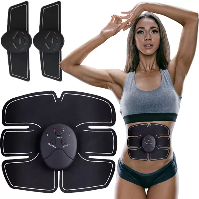 ABS Bauchmuskeltrainer EMS Stimulator USB-Laden Elektro Fitness Exerciser Retoo