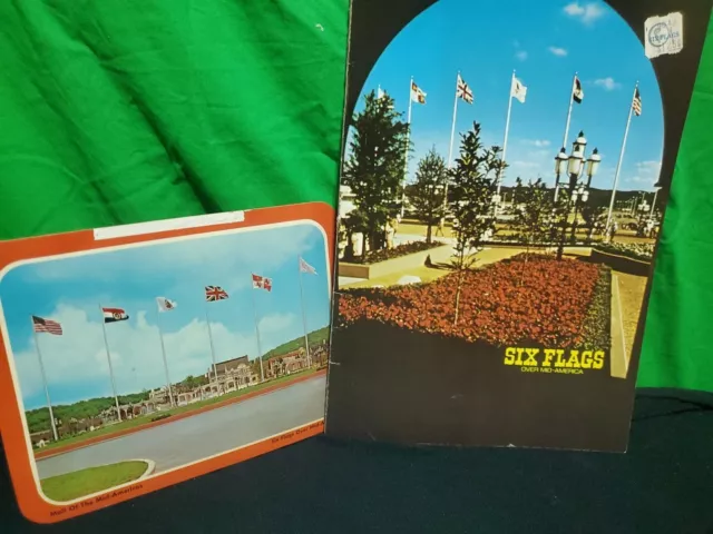 Vintage Six Flags Over Mid-America Pictorial Visit Souvenir Book Screamin Eagle