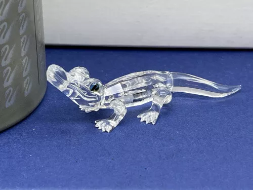 Swarovski Figur 221629 Krokodil 8,5 cm. Ovp und Zertifikat. Top Zustand