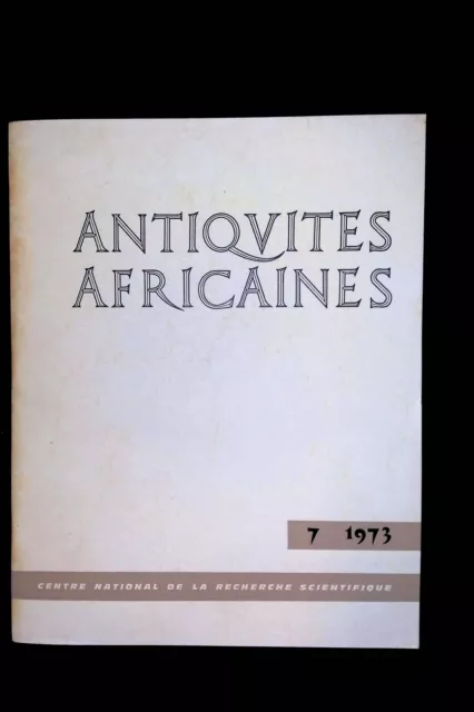 Antiquités africaines 7 1973