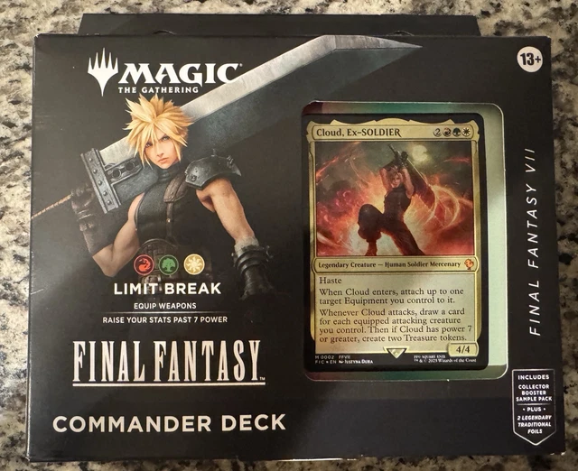 Ffvii Commander MAGIC: THE GATHERING Final Fantasy VII Commander Deck Limit Break MTG ...