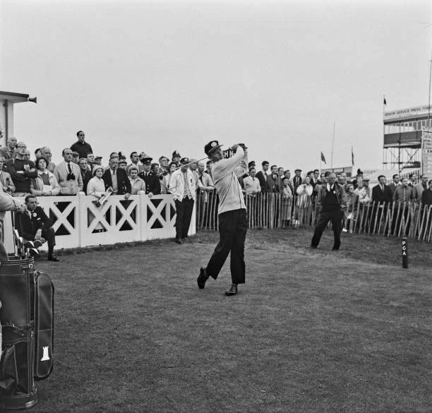 Photo Ancienne De Howard Clark à La Ryder Cup, équipe Européenne, Vintage 1900s