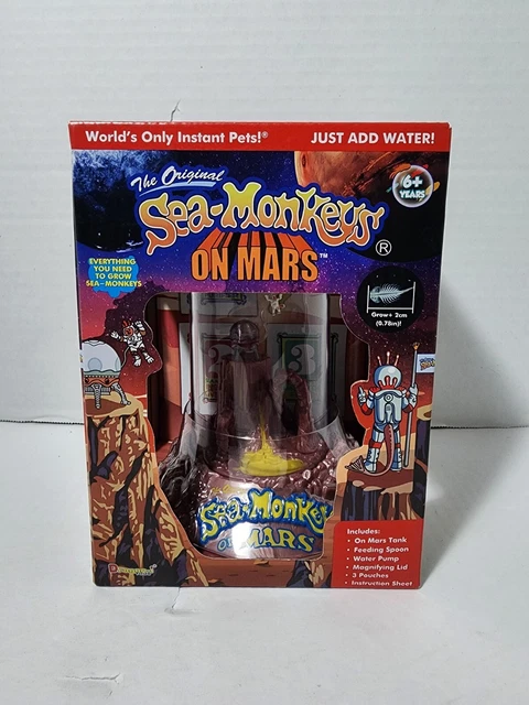 The Original Live Sea Monkeys On Mars Zoo Marine Aquarium Fast Shipping!
