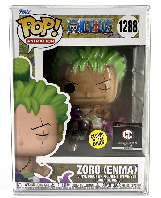 Funko Pop! One Piece Zoro (Enma) GITD #1288 Chalice Collectibles Exclusive
