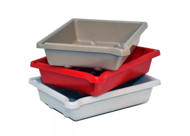 Darkroom Developing Dishes Set 10x8" Inches (25 x 20cm) Multiple Colours 3 Trays