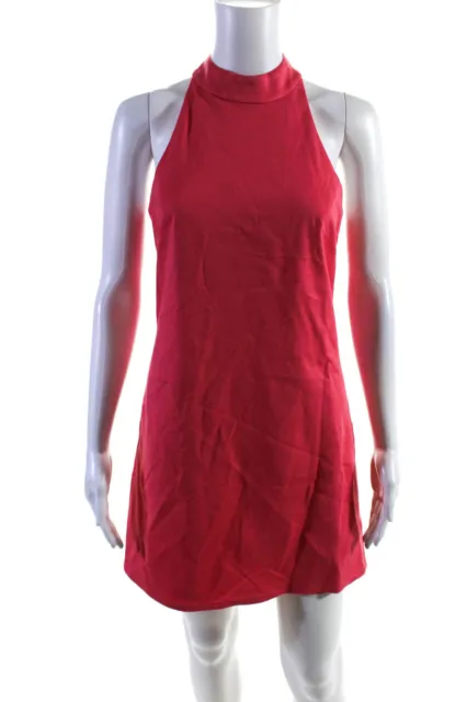 Trina Turk Women's High Neck Sleeveless A-Line Mini Dress Carol Size 4