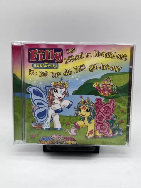 Hörspiel Kinder CD Filly Butterfly Rätsel Blumenbeet Zeit geblieben Einhorn T517