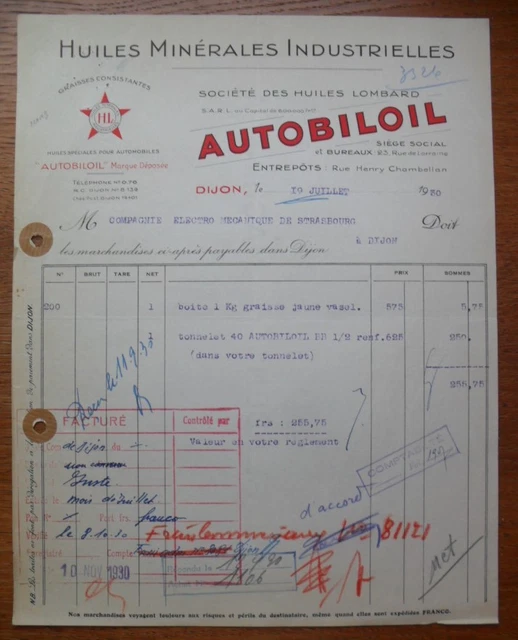 ancienne facture saint Etienne 1927 A Chambon manufacture articles de
