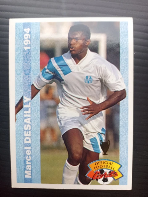 Carte Marcel Desailly Panini Foot 93 (1992-93) - #104 PSA NM 7 - OM Marseille 🇫🇷