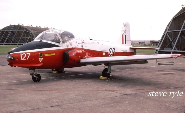 Jet Provost Rsaf MILITARY AIRCRAFT SLIDE - Jet Provost T.5A Raf Xw303 127 - 1988 ...