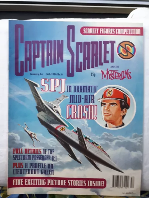 Captain Scarlet Comic No. 6, January 1st 1994, Gerry Anderson