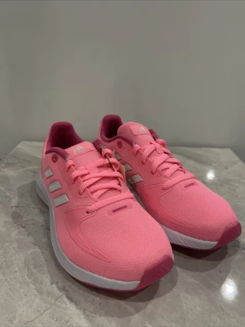 girls adidas runfalcon 2.0 pink trainers size uk 3.5 eu 36 #F1
