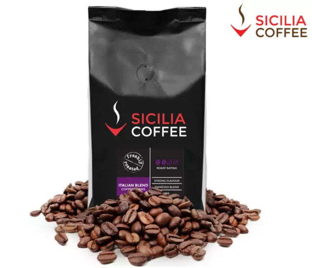 FRESH COFFEE 250g, 500g, or 1kg bag of ITALIAN BLEND Beans Freshly Roasted