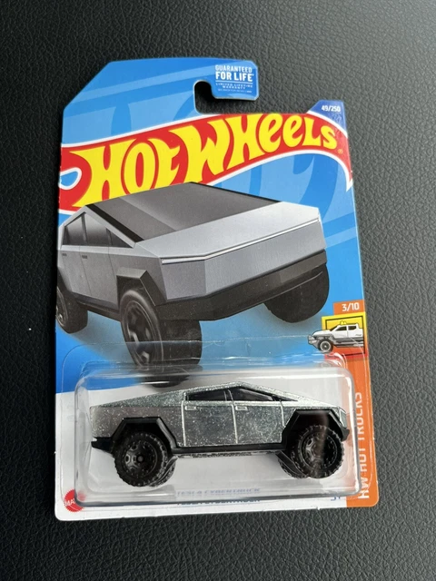 2021 HOT WHEELS Tesla Cyber Truck Cybertruck (Silver) - HW Hot Trucks