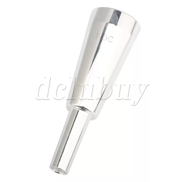 1.5C Size Mouthpiece with Mouth Piece Remove for Brass Instrument Sliver 2