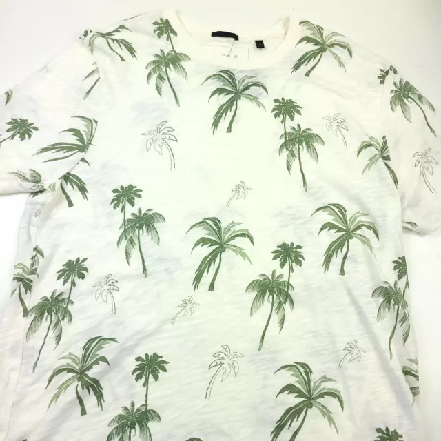 ATM Anthony Thomas Melillo Slub Jersey Crewneck Palm Tree Tee T-Shirt Mens XL