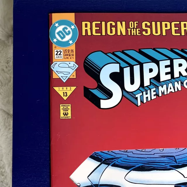 Superman The Man Of Steel #22 (1993) Die-Cut Cover 5