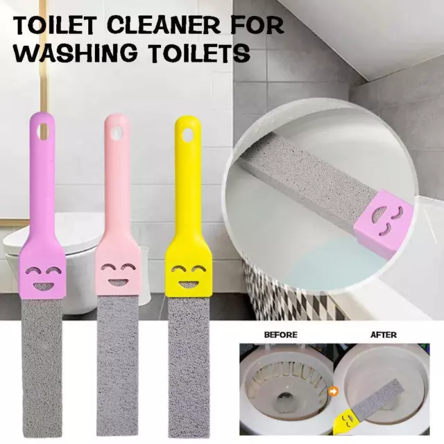 Acquista 1 pezzo di spazzola per la pulizia della toilette, strumento per  la pulizia della spazzola per la pulizia della pietra pomice naturale