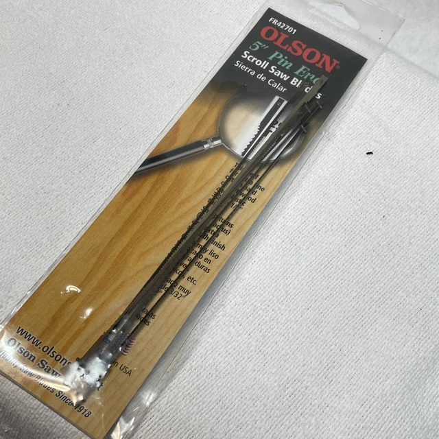 (18) Hojas de sierra de desplazamiento de 5" extremo de pasador de 25 TPI ~ Nuevas