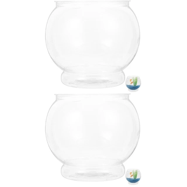 Aquarium Portable Transparent Pour Poissons - 15,5x18x30 Cm, Couvercle Respirant | Transport, Décoration Bureau, Sortie Plage, Observation