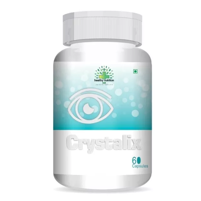 Crystalix Supplément Naturel pour les Yeux Améliore la Vision 60 Capsules