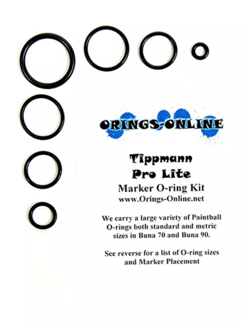 Tippmann Pro Lite Paintball Marker O-ring Oring Kit x 2 rebuilds / kits