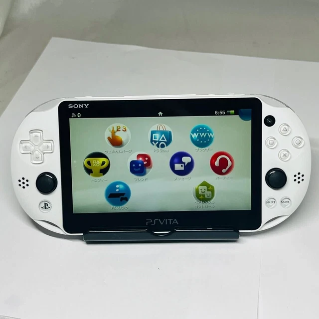 Console Sony PS Vita PCH-2000 Lime Green/White - Version Wi-Fi Seule, Bon état Fonctionnel