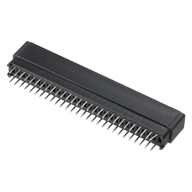 Scheda Bordo Connettore Nero Presa Destra Angolo 56 Pin 2.54mm Passo