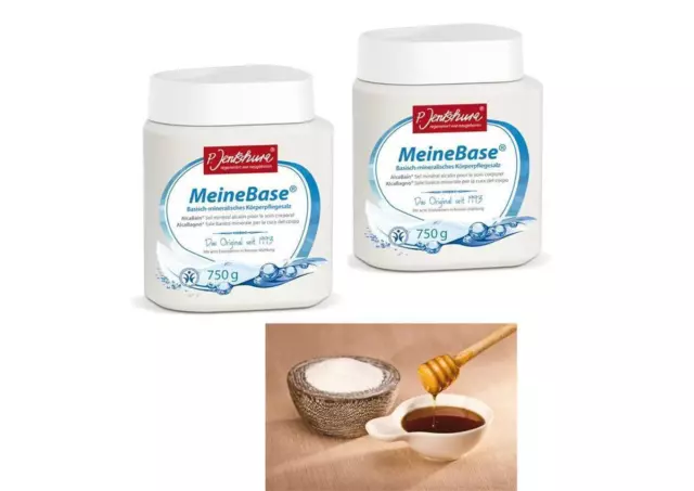 Jentschura Sale da Bagno Base My Base 2x750g + 6 campioni (24,67 EUR al kg)