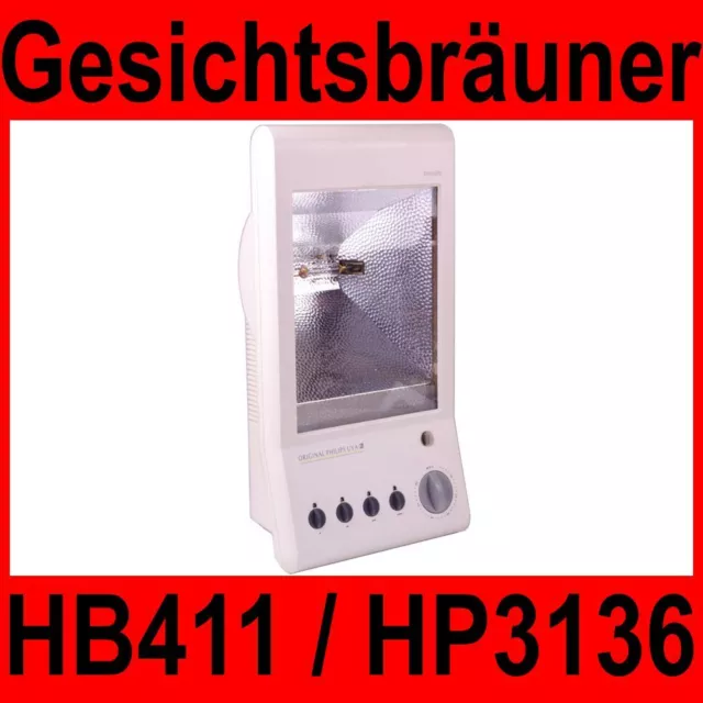 Gesichtbräuner Philips HB411 / HP3136 Solarium Sunmobile Oberkörperbräuner